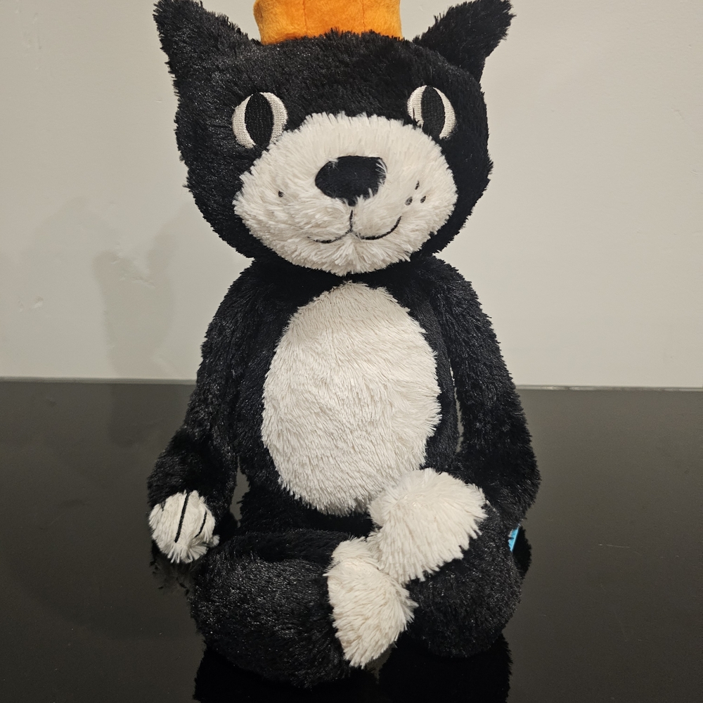 Jellycat ORIGINAL JELLYCAT JACK Soft Plush Toy NWT RARE HTF LOVEY Cute Cat!